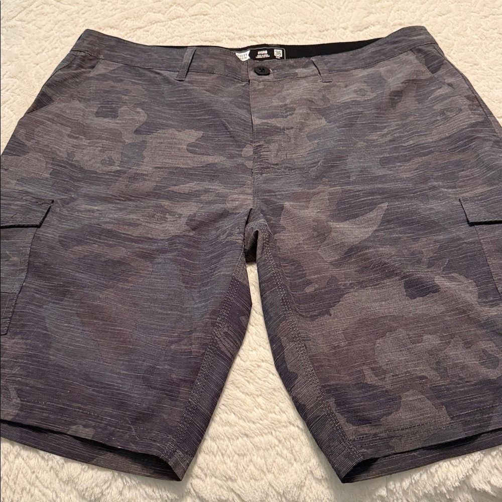 Salty Crew Purple Camo Cargo Shorts